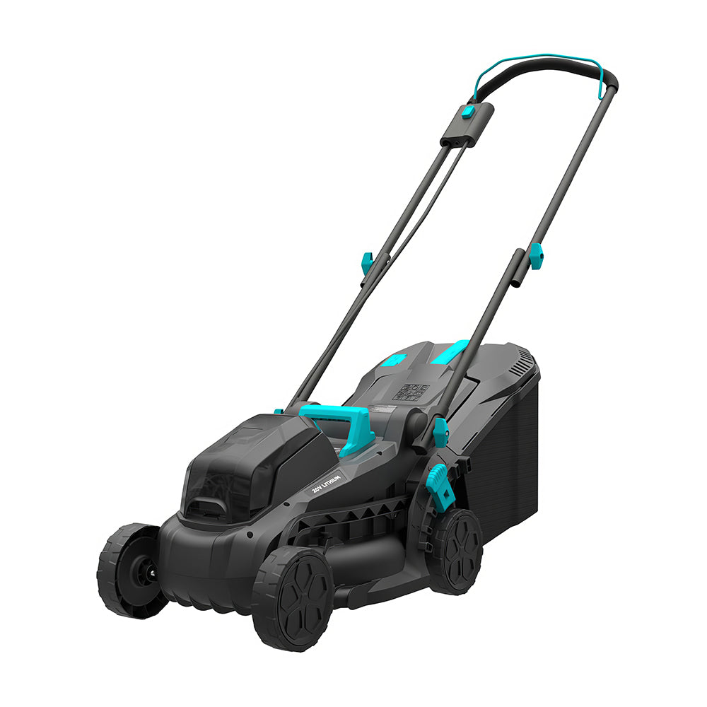 17.9" Cordless Electric Lawn Mower, Brushless Motor, 6-Height Adjust