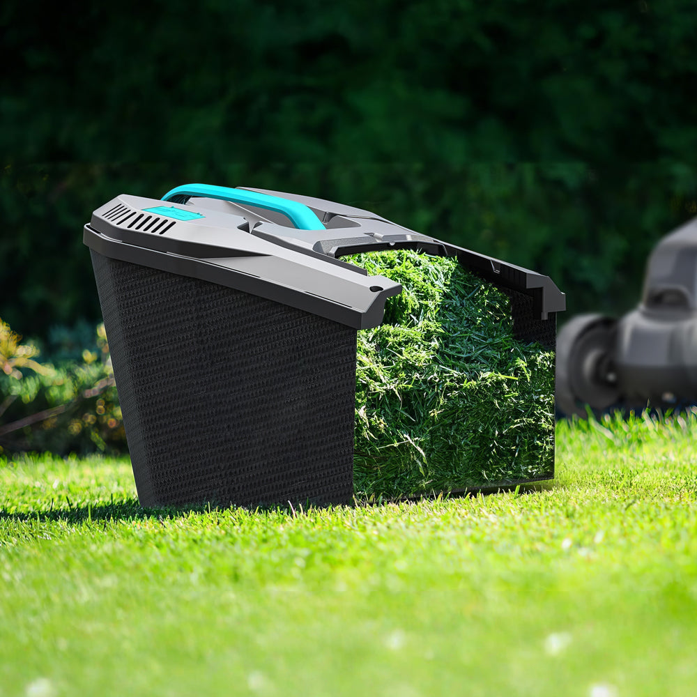 17.9" Cordless Electric Lawn Mower, Brushless Motor, 6-Height Adjust