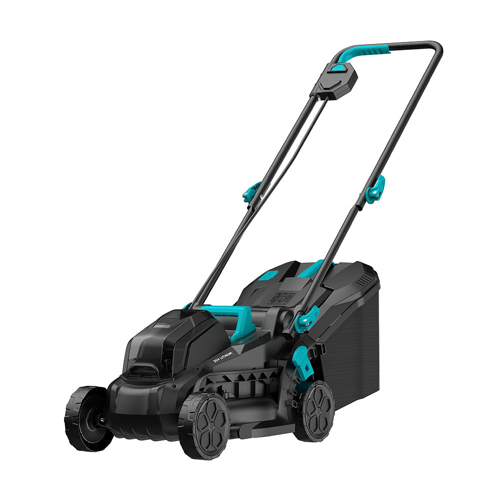 17.9" Cordless Electric Lawn Mower, Brushless Motor, 6-Height Adjust