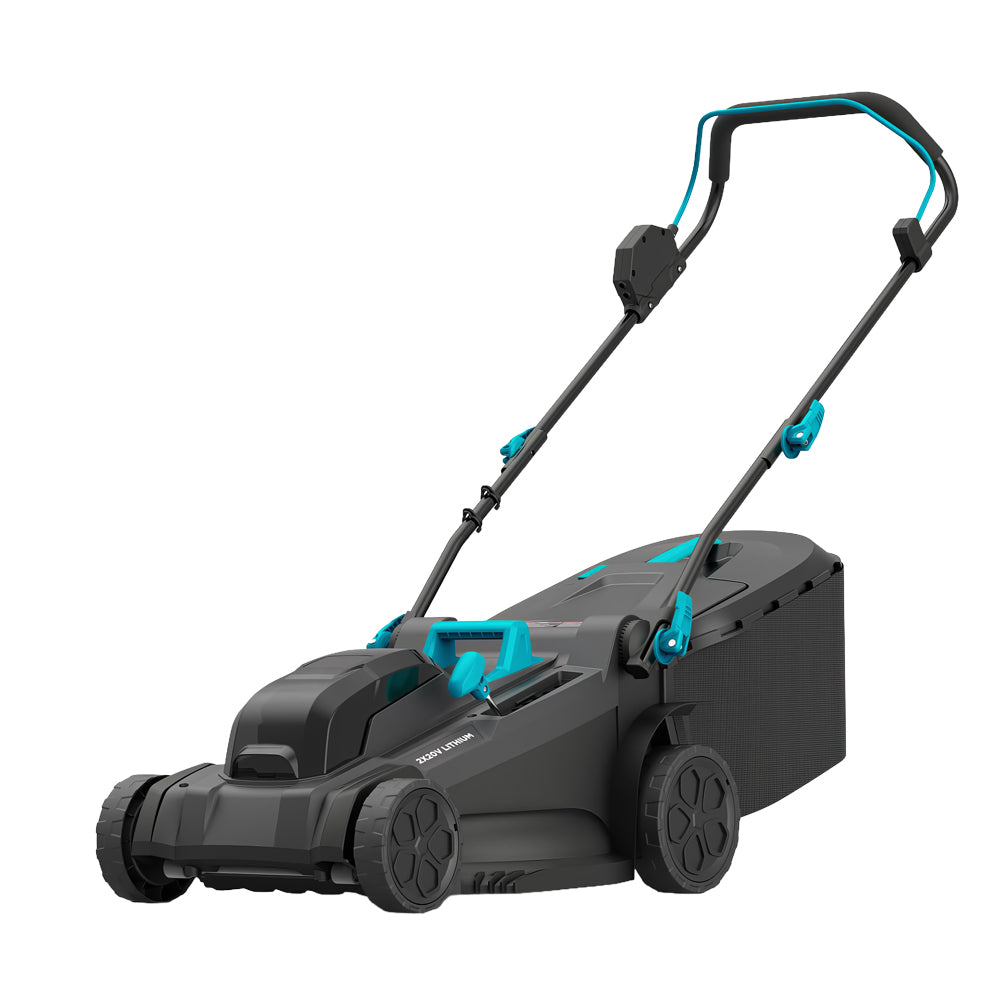 17.9" Cordless Electric Lawn Mower, Brushless Motor, 6-Height Adjust