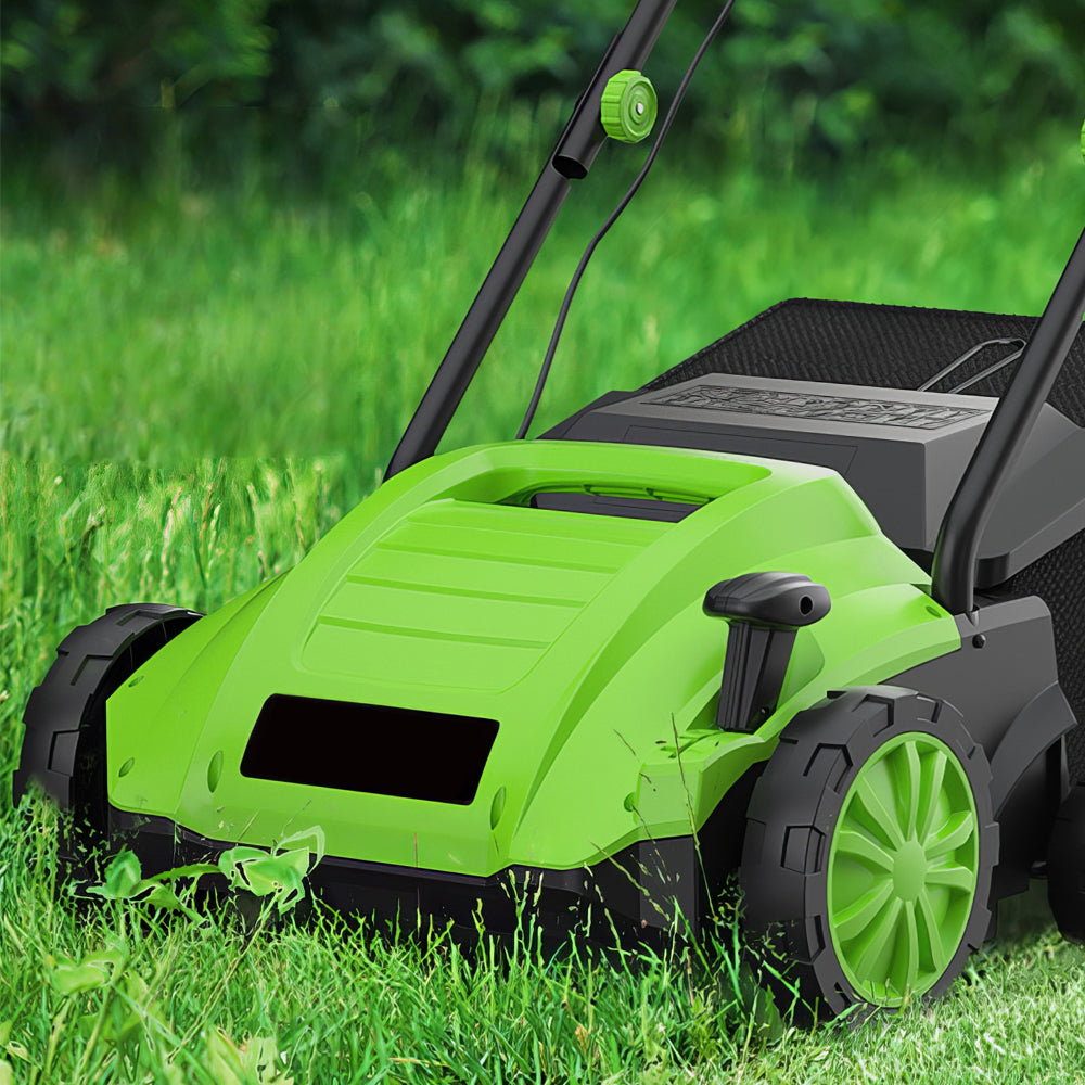 Professional 13" 12A Electric Dethatcher Scarifier with Depth Control